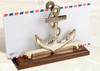 Brass Anchor Letter Holder