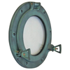 Verdigris Finish Aluminum Porthole Window, 9" Verdigris Finish Aluminum Porthole Window, 9"