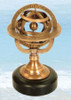 Brass Armillary Sphere & Stone Base Brass Armillary Sphere & Stone Base