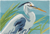 Blue Heron Indoor Only Area Rug, 22" x 33"