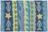Waves & Starfish Indoor Only Area Rug, 22" x 33"