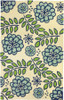 Blue Marigolds Indoor & Outdoor Area Rug, 34" x 54" Blue Marigolds Indoor & Outdoor Area Rug, 34" x 54"