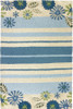 Daisies And Stripes Indoor & Outdoor Area Rug, 34" x 54" Daisies And Stripes Indoor & Outdoor Area Rug, 34" x 54"