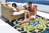 Barcelona Tile Indoor & Outdoor Area Rug, 58" x 78" Barcelona Tile Indoor & Outdoor Area Rug, 58" x 78"