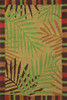 Tropical Leaves Indoor & Outdoor Area Rug, 34" x 54" Tropical Leaves Indoor & Outdoor Area Rug, 34" x 54"