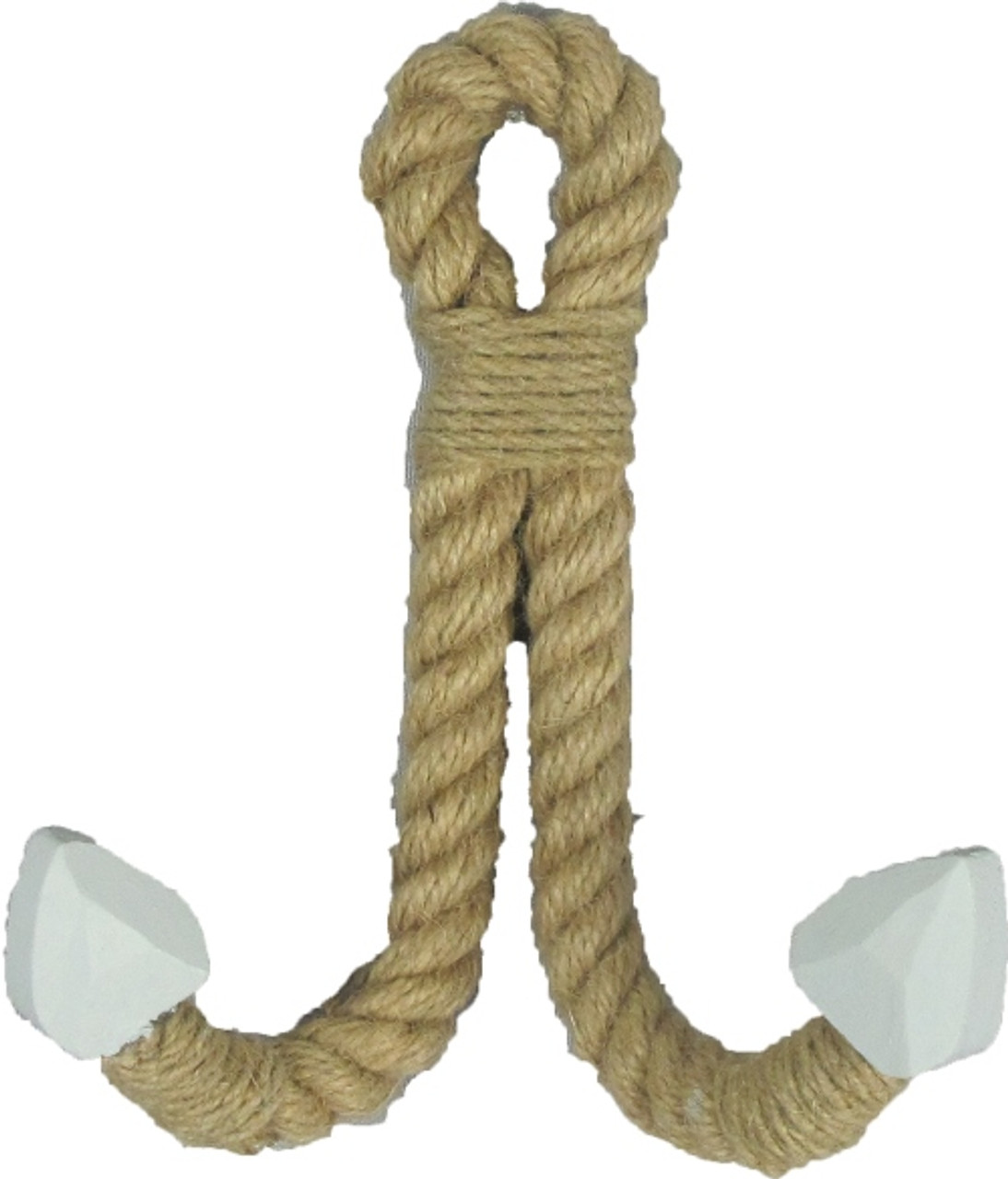 Wood & Rope Nautical Hook - Seaside Treasures - Nautical Decor