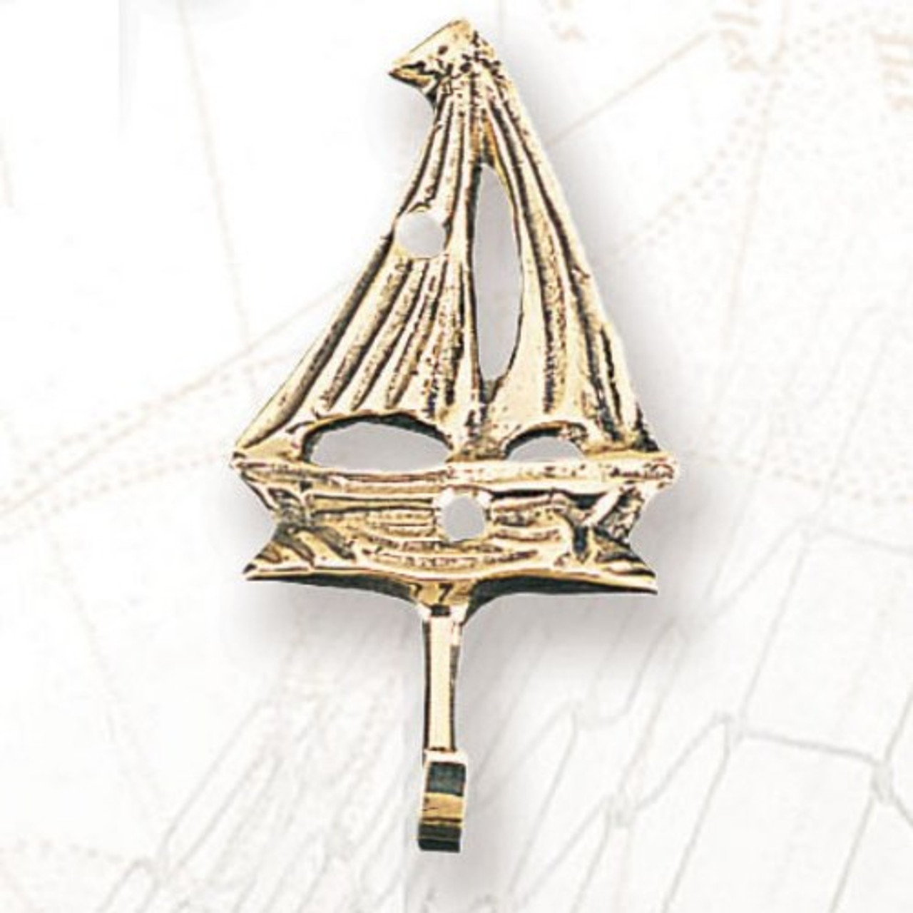 brass sailboat hook