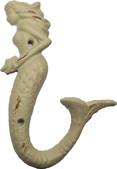 Cast Iron Mermaid Hook  CI-328-B