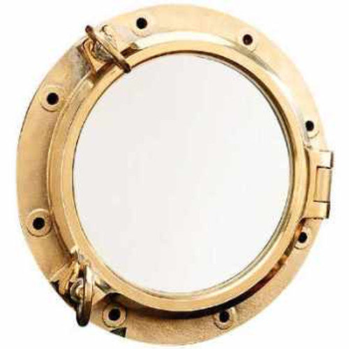 Heavy Brass Porthole Window, 16"  BP-702-21