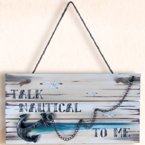 Talk Nautical Plaque