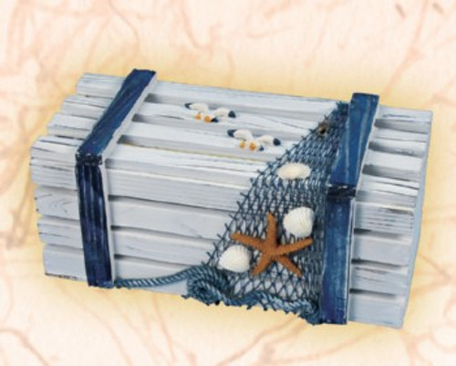 Small Wooden Crate / Trinket Box / Jewelry Box