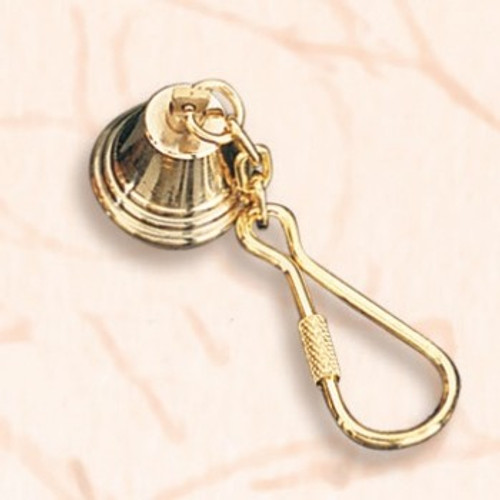 Nautical Brass Bell Key Ring