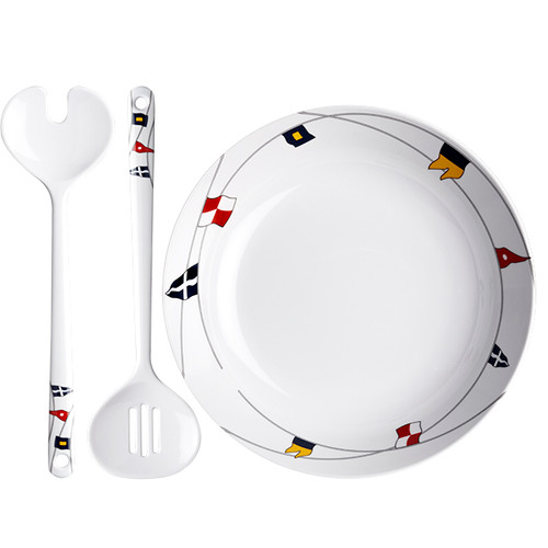 Regata Salad Bowl & Cutlery