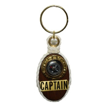 Captain Key Ring - Seaside Treasures - Nautical Decor, Nautical Home ...