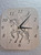 Handcrafted Pegasus 12-Inch Basswood Wall Clock - Laser Engraved Rounded Square Quiet Quartz Timepiece