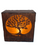Personalized Tree of Life Wood Table Lamp - Custom Laser Engraved Accent Desk Light with Warm Amber LED