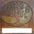 Personalized Tree of Life Wood Table Lamp - Custom Laser Engraved Accent Desk Light with Warm Amber LED
