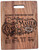 Custom Grill Master Walnut Cutting Board (11x14) - Laser Engraved Personalized Wood BBQ Serving Platter