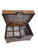 Patriotic Bald Eagle Keepsake Box | Cherry Wood Finished Memorial Gift