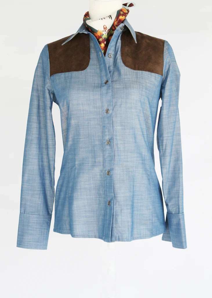 Piper Long Sleeve Chambray Hunting Shirt