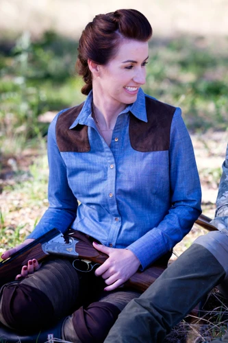 Piper Long Sleeve Chambray Hunting Shirt