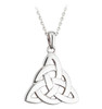 Solvar Sterling Silver Trinity Knot Necklace S4095 ShamrockGift.com