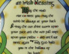 Royal Tara Irish Blessing Teabag holder - Irish Weave CL-73-19 Close Up ShamrockGift.com