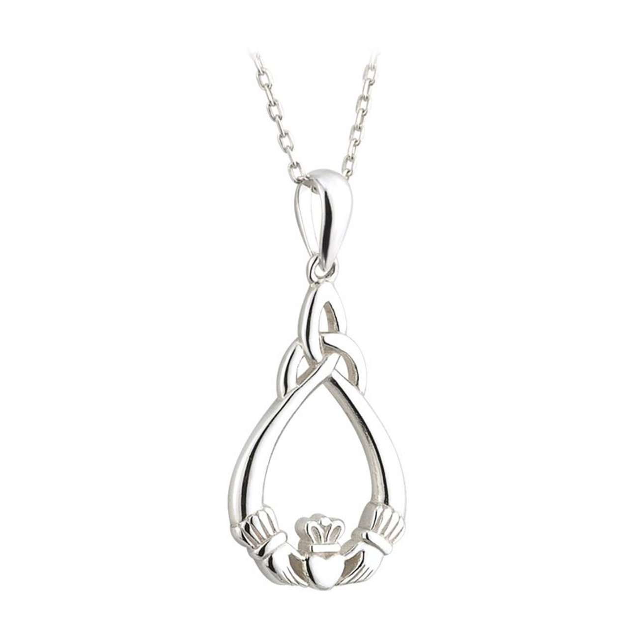 Sterling Silver Trinity Knot Layer Necklet - 2239