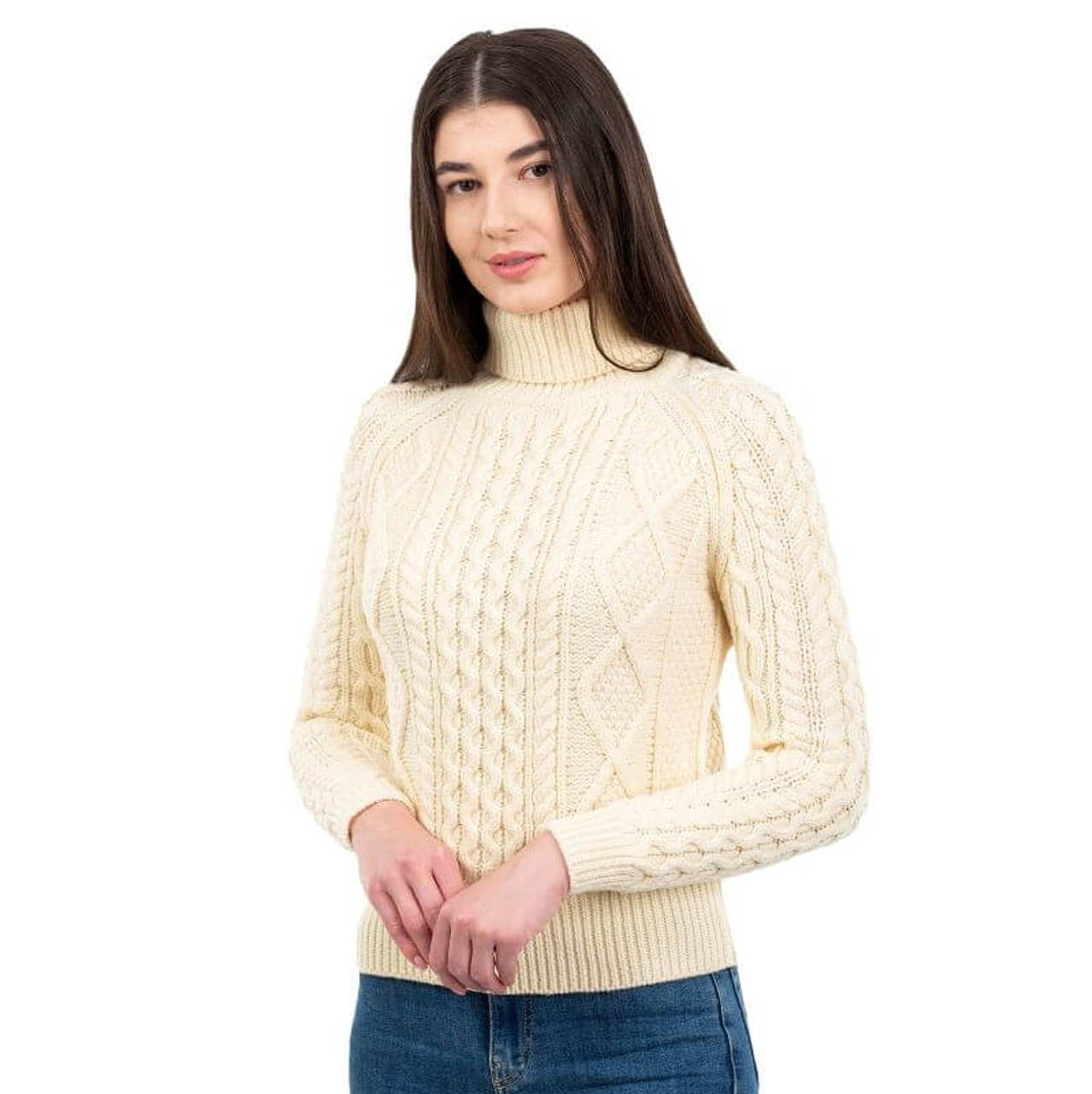  特価ブログのポータルサイト Diamond / fluffwear Aran diamond WEAR FLUFF 4y（新品 sweater トップス