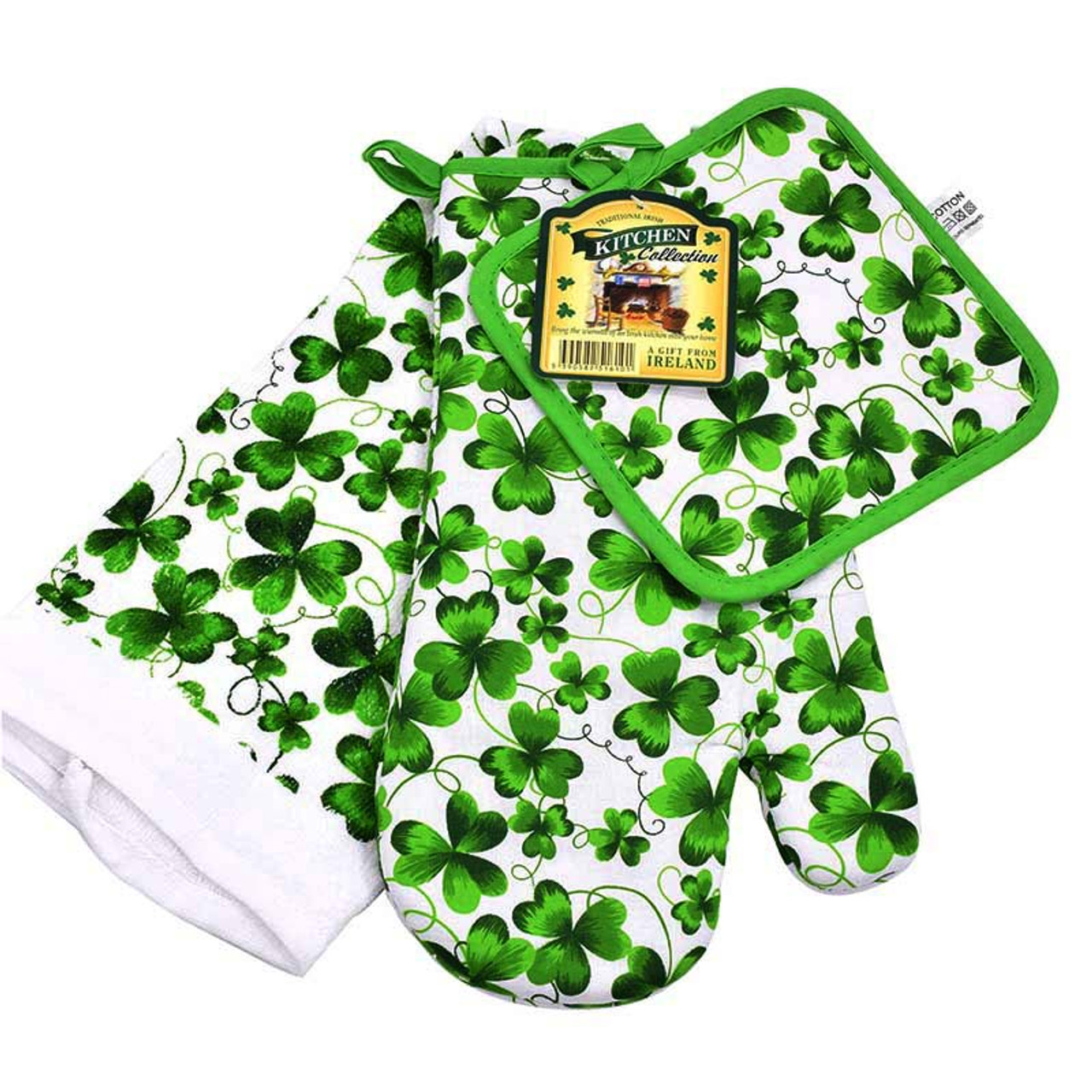 https://cdn11.bigcommerce.com/s-w8m0rmj4sq/images/stencil/1280x1280/products/1603/9004/JCW-51610-Irish-Kitchen-Pot-Holder-and-Gloves-Set-Shamrockgift.com__27838.1684310312.jpg?c=1