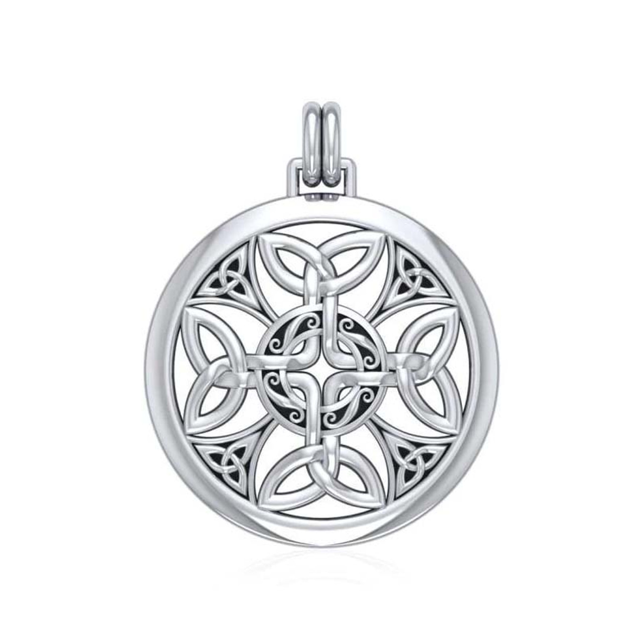 Silver Celtic Necklace - Cc - Ogham Jewellery