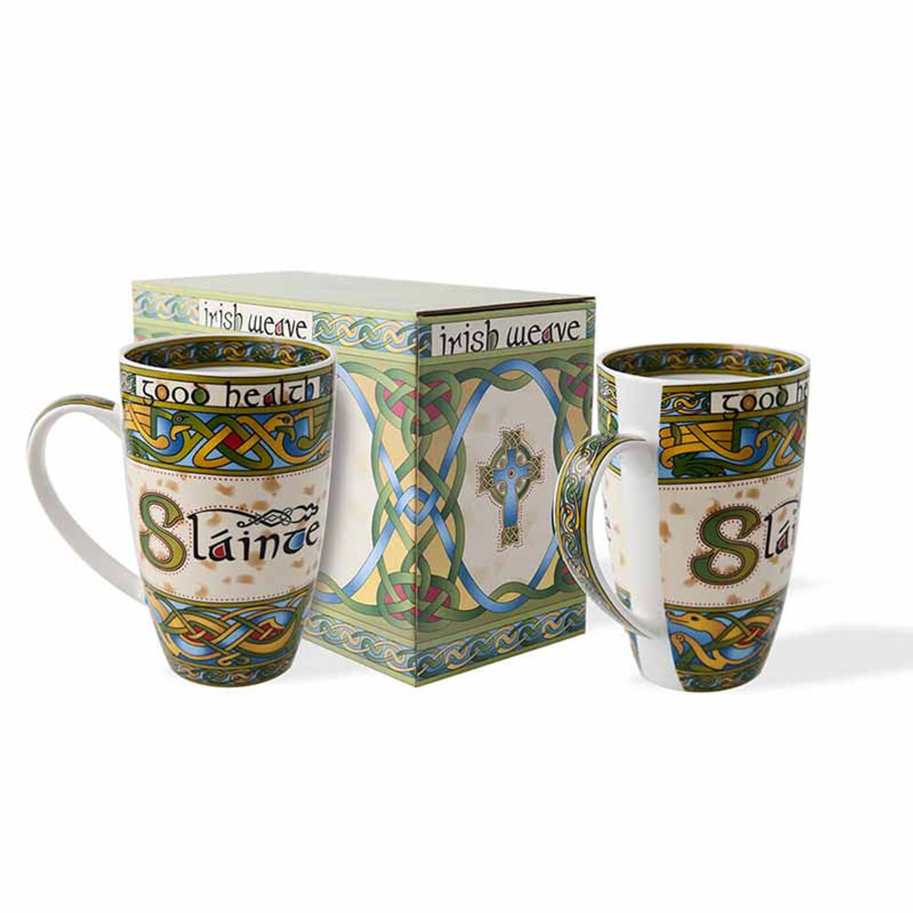 Galway Crystal Irish Coffee Mugs - Set of 2