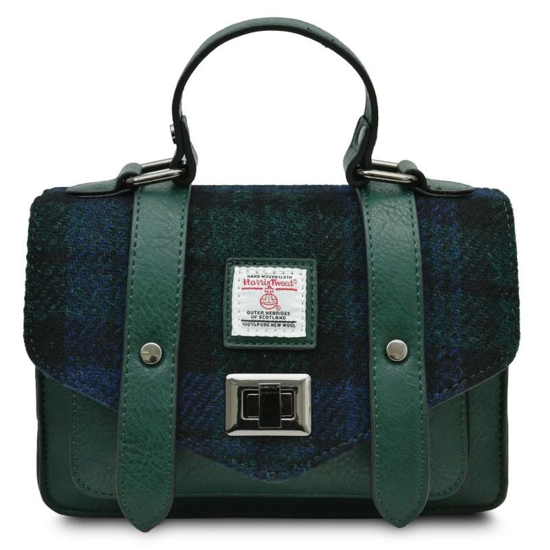 Islander Harris Tweed Tartan Satchel - Mini | Free US Shipping