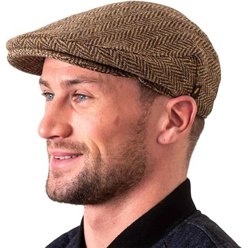 Handmade Irish Wool Men Casquette | ShamrockGift.com display picture 1