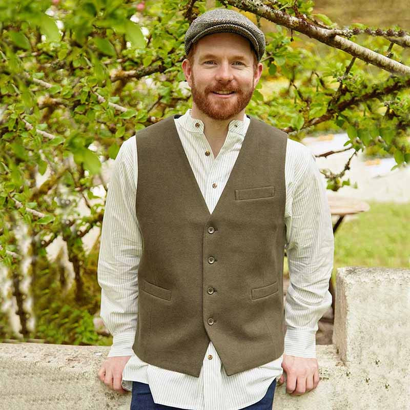 Inch Wool Tweed Vest | ShamrockGift.com