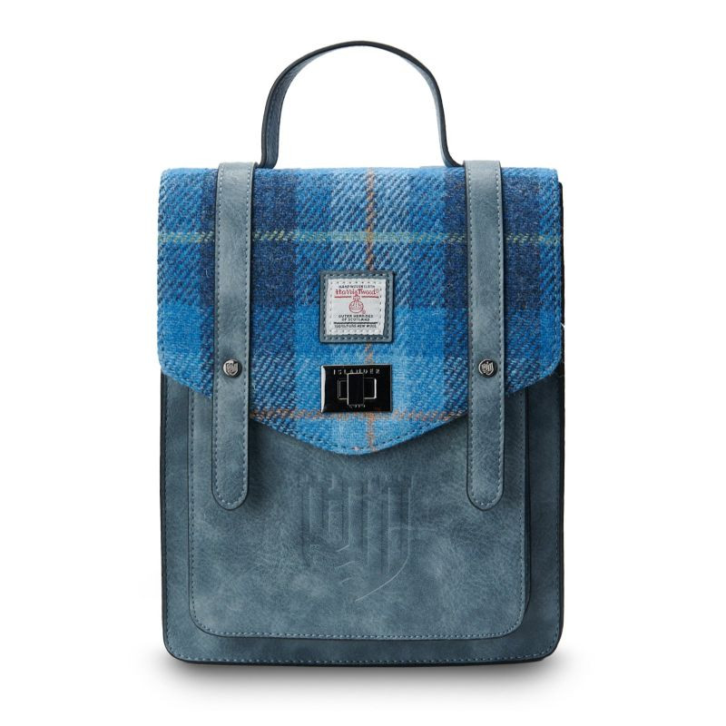 harris tweed tummel mini backpack with (COL143) Tummel Mini Backpack with Harris Tweed Orange Harris Tweed Mini Backpack Red