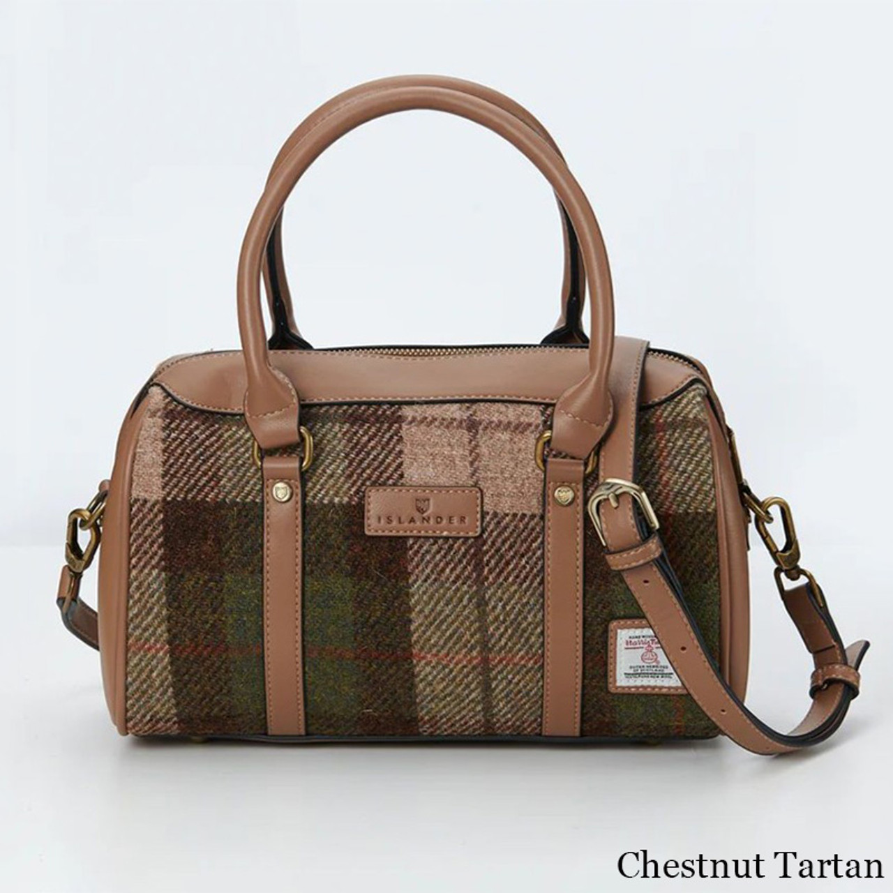 Medium Harris Tweed Duffel Bag | Free US Shipping | Tweed