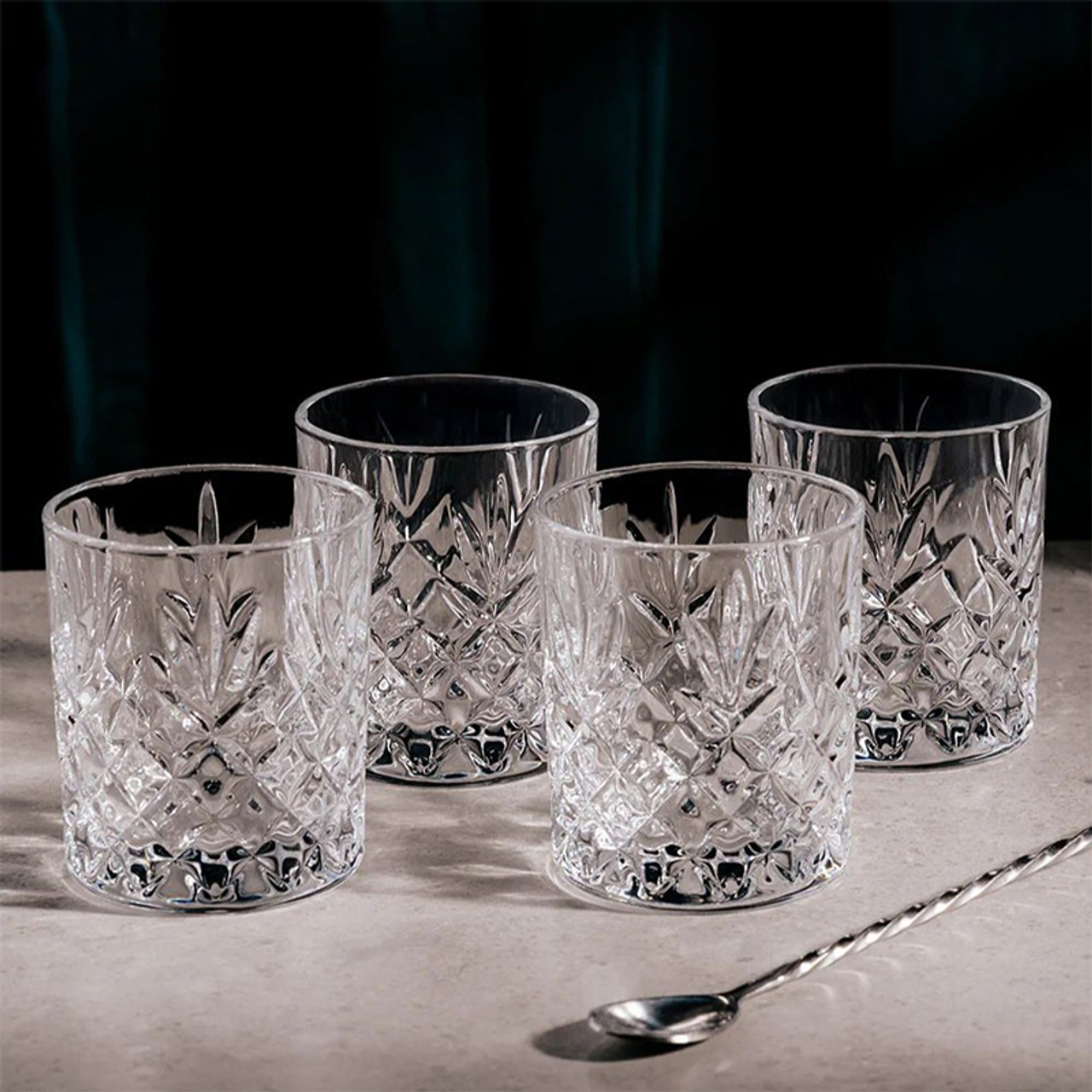 Galway Crystal Whiskey Glasses Set of 4 | ShamrockGift.com