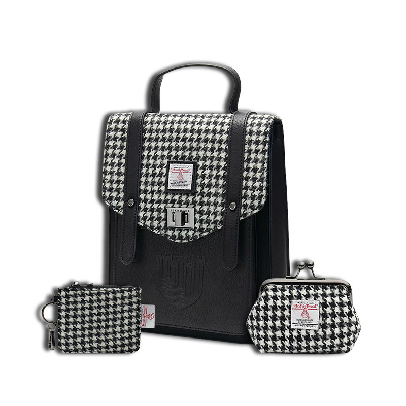 Islander Harris Tweed Matching Backpack & Wallet Set  display picture 2