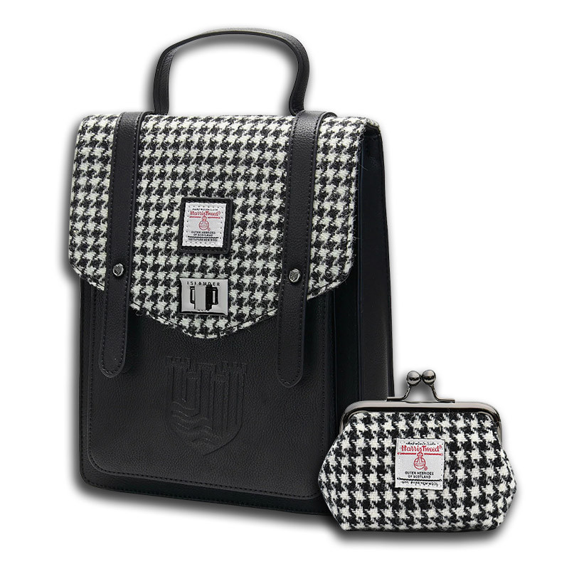 Islander Harris Tweed Matching Backpack & Wallet Set  display picture 1