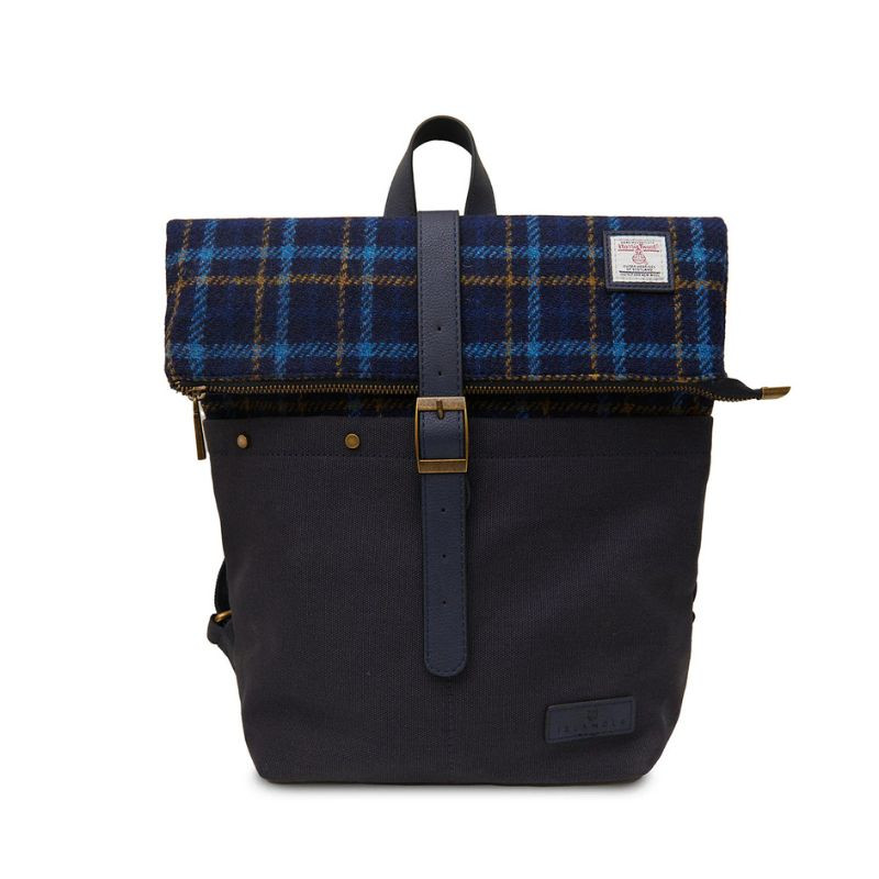 Authentic Harris Tweed & Canvas Islander Backpack | Shipping from