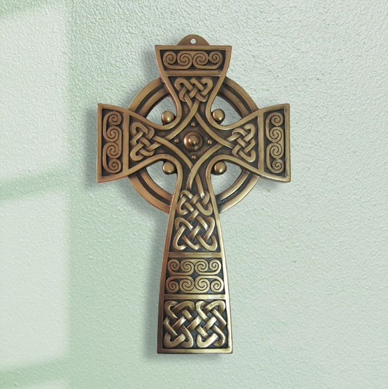 bronze Plated Celtic Cross of Hope Plaque | Royal Tara