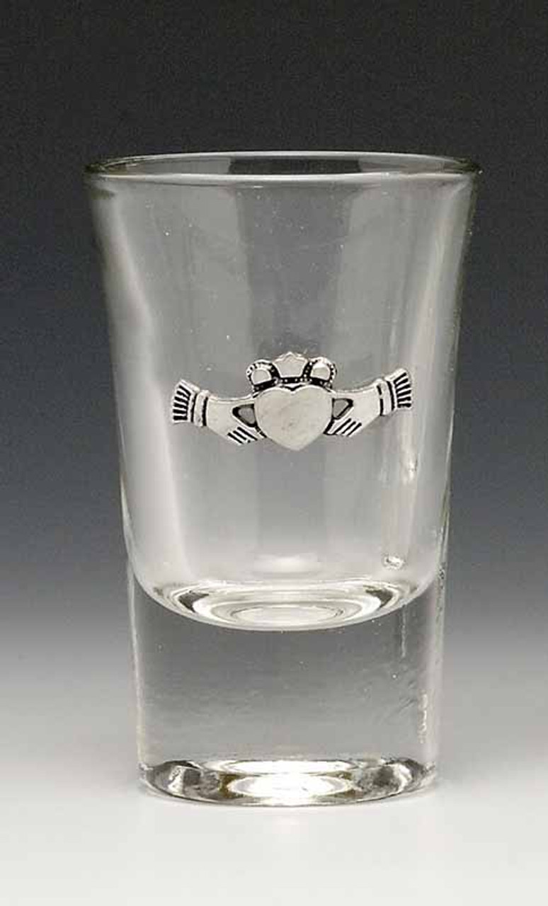 Mullingar Pewter Glass Measure Measure Claddagh Shot Glass, Free US  Shipping