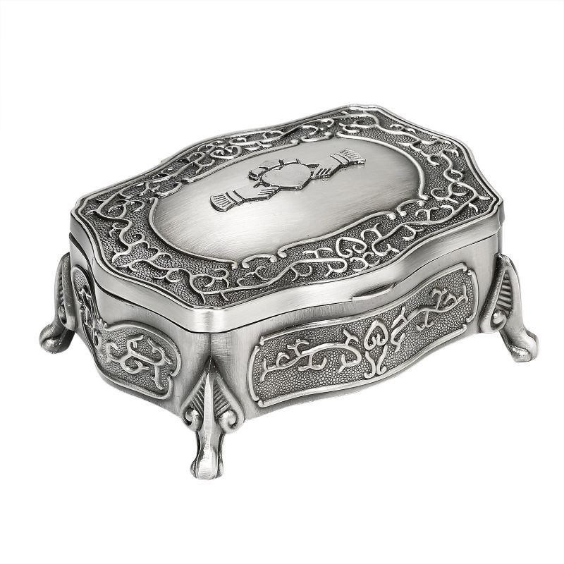 Standing Jewelry box with Claddagh | Mullingar Pewter