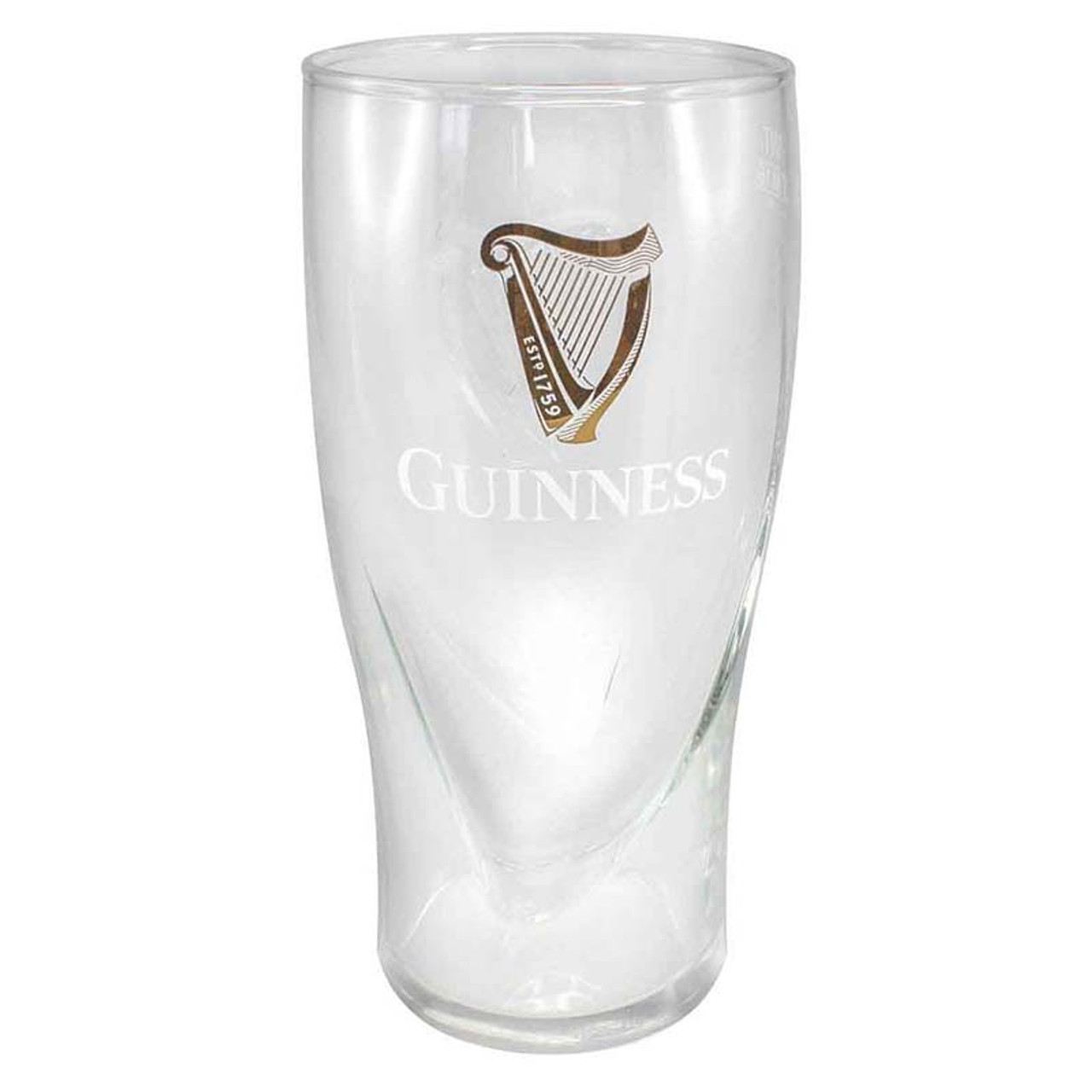 Official Guinness Embossed Pint Glass