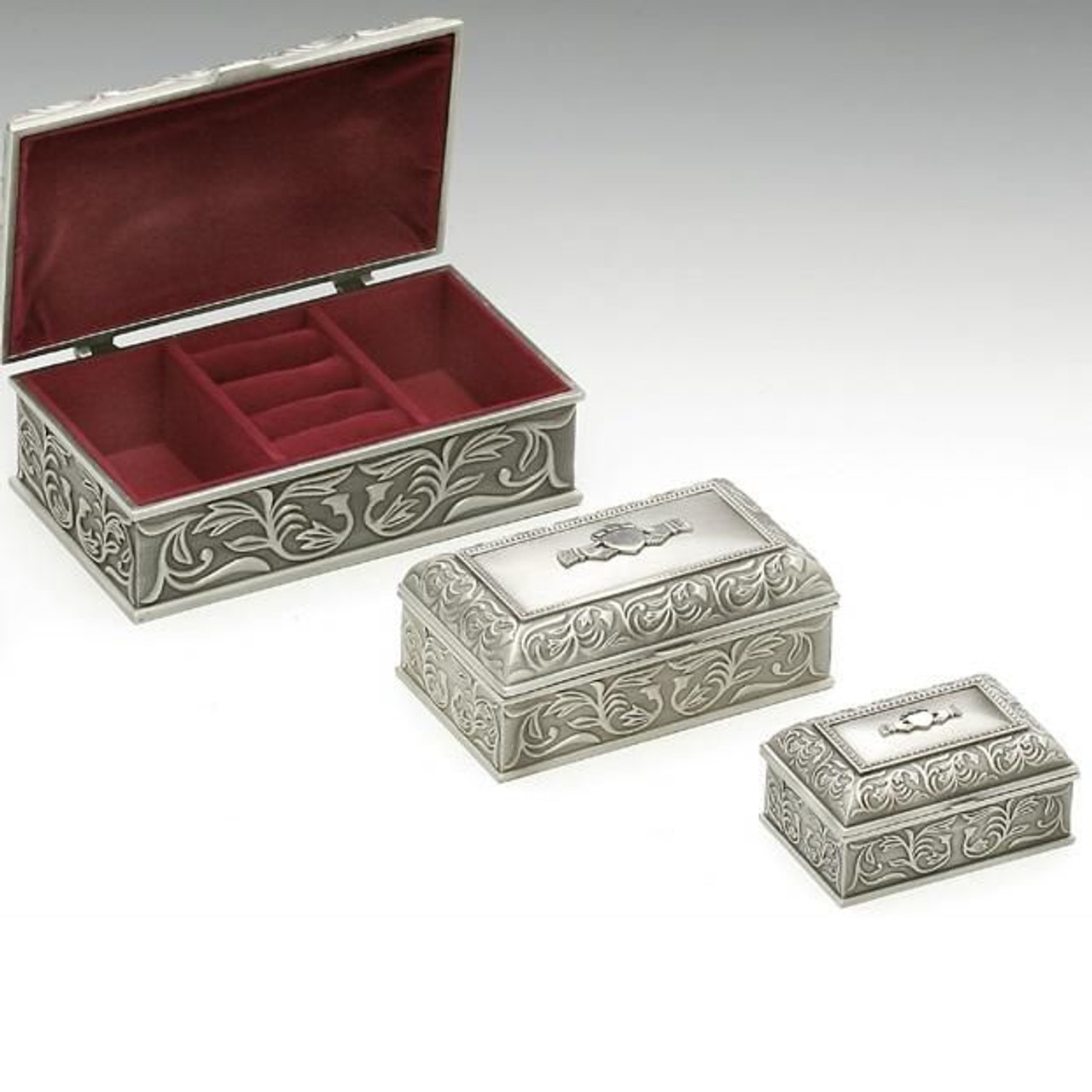 Irish Jewelry Box | Mullingar Pewter | ShamrockGift.com