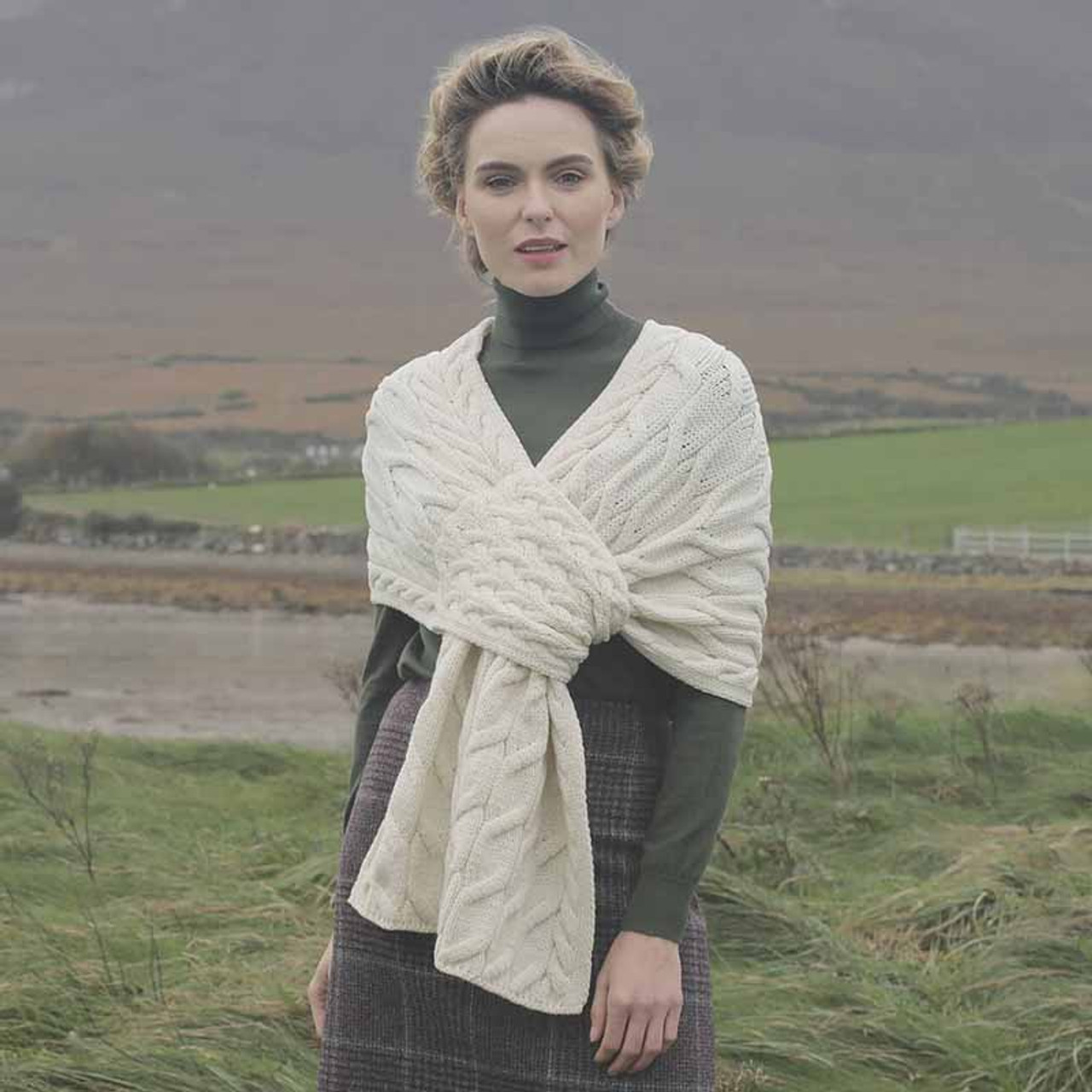 Women's Irish Supersoft Wool Shawl-Collar Cardigan  Shawl collar cardigan, Shawl  collar sweater women, Wool shawl