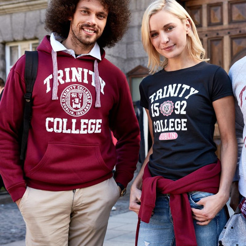 TRIN5000 Trinity College Mesh Hoodie ShamrockGift.com