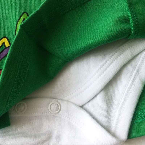 Traditional Craft White Irish Dancer Dress Baby Vest T7493 
ShamrockGift.com