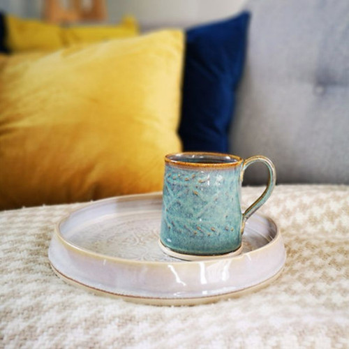 Castle Arch Pottery Handmade Irish Pottery Aran Mug CAP-0011 ShamrockGift.com